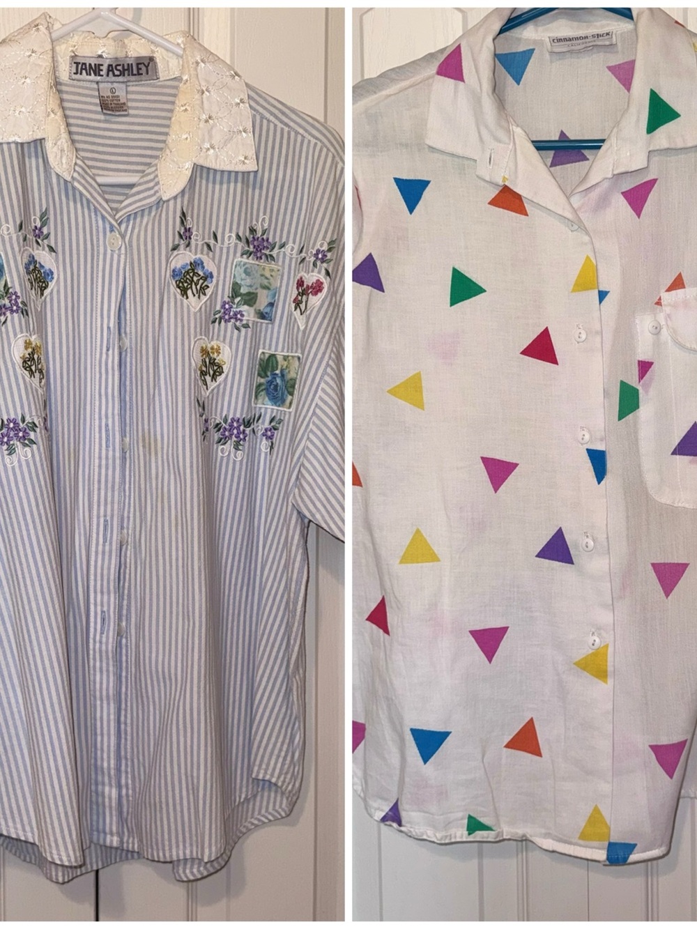 Blouses bundle M L grannycore vintage button down